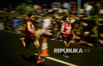 Dari Tawuran ke Lintasan Lari, Remaja Tangsel Ramaikan Fun Night Run
