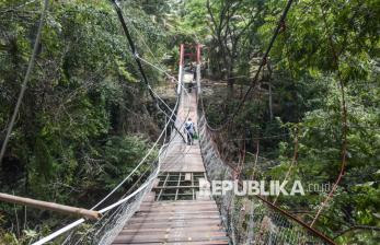 Ambruk Saat Diresmikan, Jembatan Pongpet Pangandaran Akan Dibangun Kembali