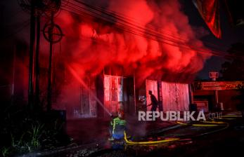 In Picture: Kebakaran Ruko di Cinunuk Bandung