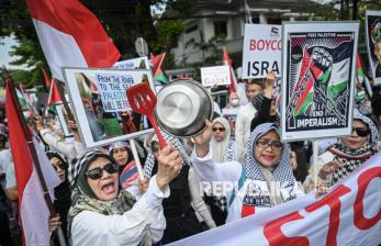 Aksi Akbar Bersatu Padu Selamatkan Gaza, Menlu Sugiono: Saudara-Saudaraku di Gaza Kalian tak Sendiri