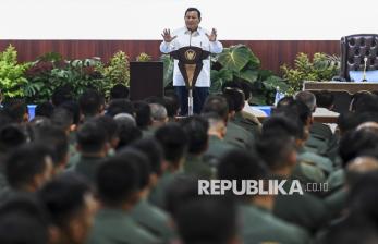 In Picture: Presiden Prabowo Beri Pengarahan ke 1.004 Komandan Satuan TNI