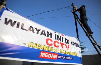 Awasi Begal hingga Pencurian, Ratusan CCTV Dipasang di Kota Medan 
