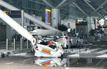 In Picture: Atap Bandara Internasional New Delhi Roboh, 1 Orang Tewas