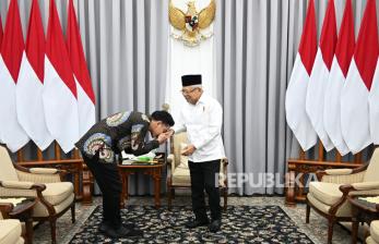 In Picture: Bertemu Maruf Amin, Gibran Dapat Arahan Soal Sinergi Wapres dan Presiden