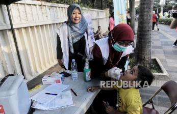 In Picture: Layanan Vaksin Polio Gratis untuk Anak di HBKB Jakarta