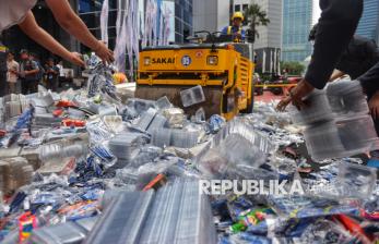 Barang Tiruan Senilai Rp3 Miliar Dimusnahkan DJKI Kementerian Hukum