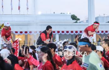 Erick Thohir, Prasetyo Hadi, dan Teddy Lepas 12 Ribu Pelari di Merdeka Run 2026