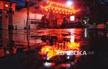 In Picture: Kerlip Lampion Imlek Hiasi Kawasan Suryakencana Bogor 