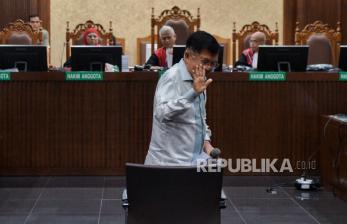 In Picture: Jusuf Kalla Hadir di Sidang Dugaan Korupsi Mantan Dirut Pertamina 