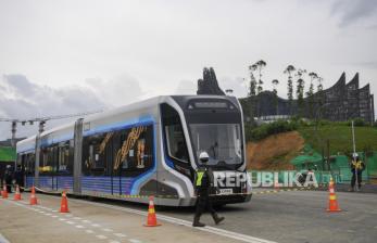 In Picture: Kereta Otonom IKN Jalani Uji Kelayakan Selama 5 Hari