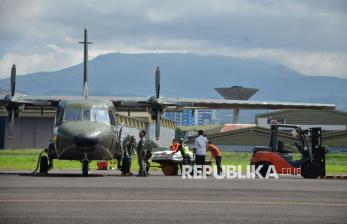 In Picture: BMKG Lakukan Operasi Modifikasi Cuaca di Wilayah Jabar