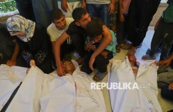 In Picture: Genosida Israel di Gaza Berlanjut, 22 Warga Palestina Syahid saat Antre Bantuan Makanan