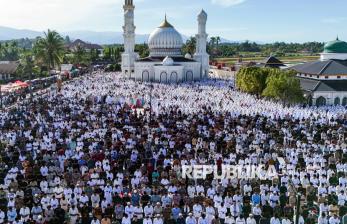 Jamaah Tarekat Naqsabandiyah dan Syattariah Lakukan Sholat Idul Adha Lebih Awal