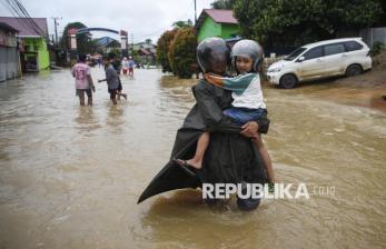 In Picture: Sistem Drainase Buruk Sebabkan Banjir di Samarinda