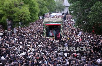 Prosesi Pemakaman Presiden Iran Dimulai di Kota Tabriz