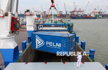 Kapal Tol Laut KM Logistik Nusantara 3 Jalani Pelayaran Perdana