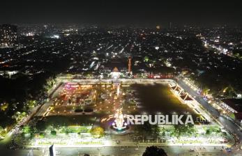 Alun-Alun Sidoarjo Tampil dengan Wajah Baru