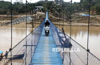 Jembatan Gantung Lubuk Sidup Pulihkan Akses Warga di Aceh Tamiang Pascabanjir