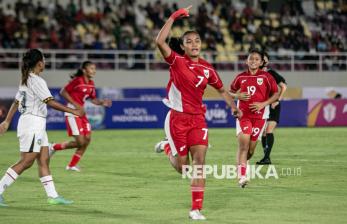 Timnas Putri U-16 Indonesia Pesta Gol ke Gawang Timor Leste
