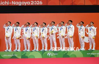 Merah Putih Berkibar, Indonesia Raih Emas Beregu Putra Bulu Tangkis Asian Games 2026