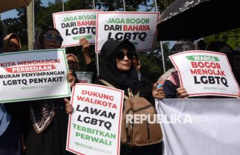 Tolak LGBT, Warga Bogor Gelar Aksi Damai di Balai Kota