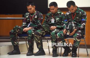 In Picture: Tiga Prajurit TNI AL Kasus Pembunuhan Bos Rental Mobil Dituntut Hukuman Seumur Hidup