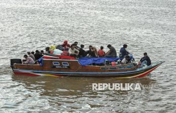 In Picture: Arus Mudik dengan Kapal Cepat di Pelabuhan Kuala Tungkal Meningkat