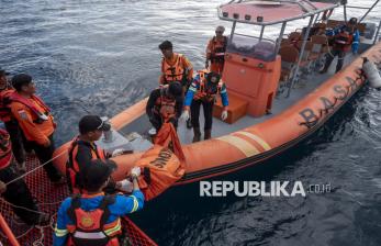 In Picture: Basarnas Palu Gelar Simulasi Penanganan Kecelakaan Laut