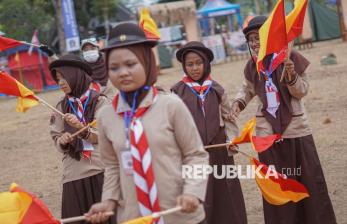 346 Siswa SLB Ikuti Perkemahan Pramuka Berkebutuhan Khusus