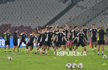 In Picture: Melihat Persiapan Timnas Indonesia Jelang Laga Lawan Jepang