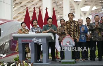 In Picture: Jokowi Resmikan Kereta Cepat Jakarta-Bandung