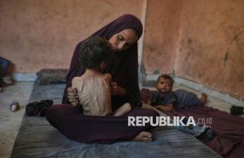 Miris, Tubuh Anak Gaza Tinggal Tulang Berbalut Kulit