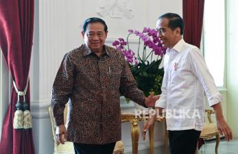 Ditunjuk Sebagai Penasihat Pembasmian Malaria, SBY Temui Jokowi di Istana Merdeka