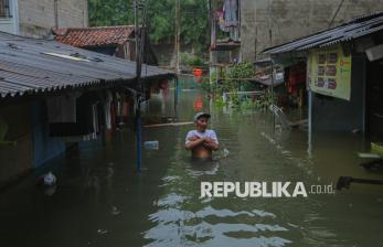 Puluhan Rumah di Kemang Timur Jaksel Terendam Banjir Setinggi 120 Cm