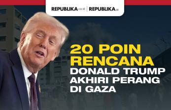 Infografis 20 Poin Rencana Donald Trump Akhiri Perang di Gaza