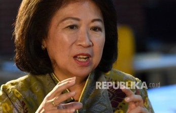 Ahli ekonomi Indonesia Mari Elka Pangestu. 