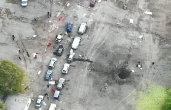 Tembakan ke Zaporizhzhia Akibatkan Kebakaran