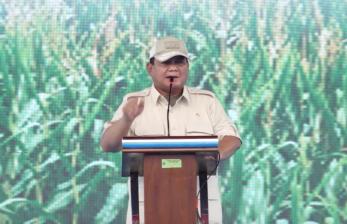 Prabowo: Pemerintah Sudah Tetapkan HPP Gabah, Jangan Korbankan Petani!