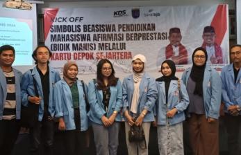 Wali Kota Depok Serahkan Simbolis Beasiswa BIDIK MANIS kepada Mahasiswa UNM