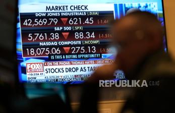 Bursa Saham AS Rontok Dihantam Kebijakan Trump