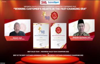 Baznas Raih Penghargaan Indonesia Customer Experience dan  Sales Team Champion