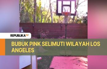 Bubuk Pink Selimuti Wilayah Los Angeles