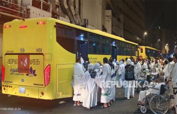 32 Bus Shalawat Khusus Disiapkan untuk Jamaah Haji Disabilitas dan Lansia