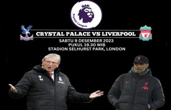 Infografis Crystal Palace Vs Liverpool: Memburu Puncak Klasemen