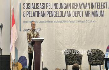 Pelaku Usaha Depot Air Minum Isi Ulang Didorong untuk Pahami Soal Kekayaan Intelektual
