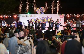 Ribuan Warga Muba Tumpah Ruah Ramaikan Festival Bongen