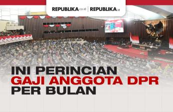 Infografis Ini Perincian Gaji Anggota DPR per Bulan