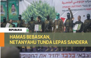 Hamas Bebaskan Sandera Israel, Netanyahu Tunda Pelepasan Sandera Palestina