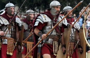 Ilustrasi pasukan Romawi. Alquran mengabadikan kemenangan Romawi atas Persia 
