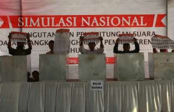 Ilustrasi pemilihan umum (Pemilu). Anggota Komisi II DPR Muhammad Rifqinizamy Karsayuda mendorong agar pelaksanaan pemilihan umum (Pemilu) 2024 digelar pada Februari.